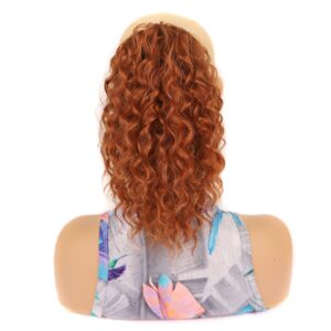 Short Women's Ponytail, Synthetic Curly Ponytail, Short Curly Natural Drawstring Ponytail Wig - Image 3